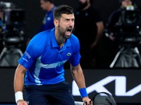 Novak Djokovič na Australian Open 2025.