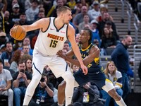 Nikola Jokič v zápase proti Indiana Pacers.