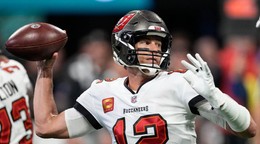 Tom Brady v drese Tampa Bay Buccaneers.