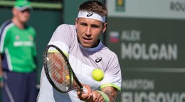 Alex Molčan na turnaji ATP Miami 2023.