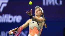 Na snímke je kazašská tenistka Jelena Rybakinová.