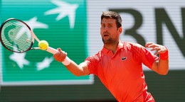 Novak Djokovič počas Roland Garros 2023.