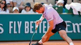 Švajčiar Stan Wawrinka počas zápasu druhého kola Roland Garros 2023.