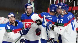 Slovenskí hokejisti na MS v hokeji 2023.