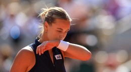 Anna Karolína Schmiedlová počas Roland Garros 2023.