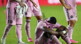 Futbalisti Inter MiamI po finálovej prehre.