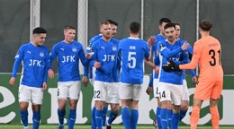 Futbalisti KÍ Klaksvík.