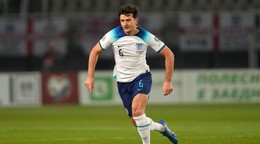 Obranca Harry Maguire v drese anglickej reprezentácie.