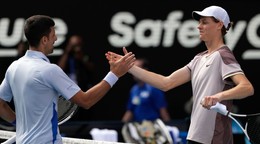 Novak Djokovič a Jannik Sinner.