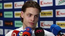 František Gajdoš počas zrazu slovenskej hokejovej reprezentácie.