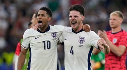 Jude Bellingham a Declan Rice.