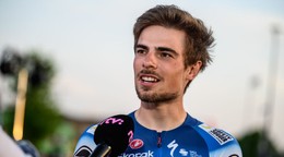 Slovenský cyklista Martin Svrček v drese tímu Soudal Quick-Step.