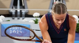 Anna Karolína Schmiedlová po semifinále OH v Paríži.