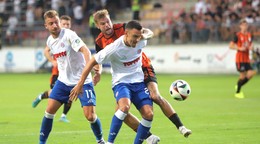 Fotka zo zápasu MFK Ružomberok - Hajduk Split.