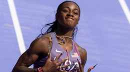 Na snímke Na snímke americká šprintérka Sha'Carri Richardsonová.