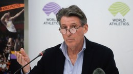 Na snímke je šéf Svetovej atletiky Sebastian Coe.