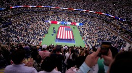 Fanúšikovia počas finále žien na US Open 2024.