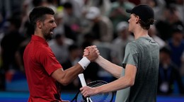 Novak Djokovič a Jannik Sinner