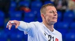 Na snímke je slovenský hádzanár Ľubomír Ďuriš. 