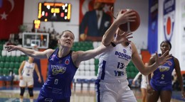 Fotka zo zápasu Bodrum Basketbol - Piešťanské Čajky.