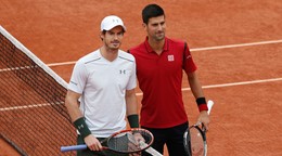 Novak Djokovič a Andy Murray. 