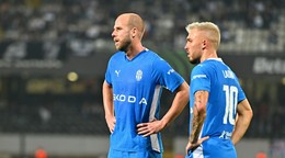 Martin Králik a Tomas Ladra v drese FK Mladá Boleslav.