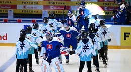 Slovenskí hokejisti na turnaji Vianočný Kaufland Cup 2024 v Poprade.