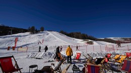 Pohľad na trať Carosello 3000, ktorá bude dejiskom v akrobatickom lyžovaní počas ZOH.