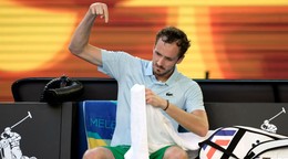 Daniil Medvedev v prvom kole Australian Open.