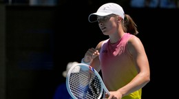 Iga Swiateková na Australian Open 2025.