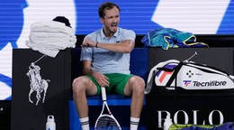 Daniil Medvedev v 2. kole na Australian Open 2025.