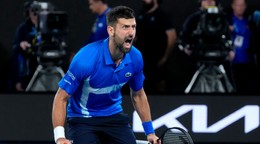 Novak Djokovič na Australian Open 2025.