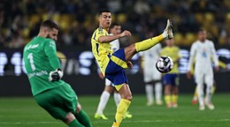 Cristiano Ronaldo v drese Al-Nassr FC.