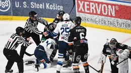 Fotka zo zápasu HC Košice - HK Nitra.