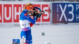 Slovenská biatlonistka Anastasia Kuzminová.