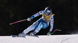 Lindsey Vonnová počas zjazdu žien.