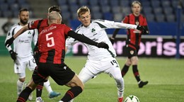 Fotka zo zápasu Vikingur Reykjavík - Panathinaikos Atény.