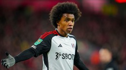 Willian v drese Fulham FC v januári 2024.