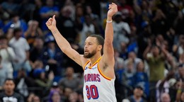 Stephen Curry v zápase proti Orlando Magic.