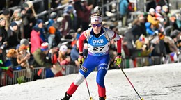 Na snímke česká biatlonistka Markéta Davidová.