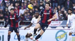 Fotka zo zápasu FC Bologna - Cagliari Calcio.