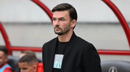 Tréner Spartaka Michal Gašparík.