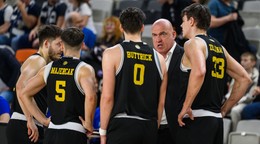 Basketbalisti ešte pod názvom BK Inter Bratislava počas Final Four ENBL.