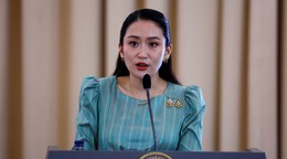 Thajská predsedkyňa vlády Paetongtarn Shinawatrová. 