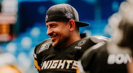 Quarterback tímu Nitra Knights Boris Bútora.