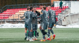 Radosť futbalistov MFK Ružomberok v príprave.