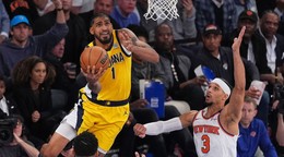Momentka zo zápasu NY Knicks - Indiana