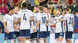 Anglickí futbalisti na EURO U21 2025.