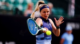 Rebecca Šramková na turnaji WTA 250 Nottingham 2025.