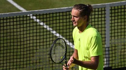 Alexander Zverev na turnaji ATP Stuttgart 2025.